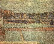 The Reflux of Port en bessin, Georges Seurat
